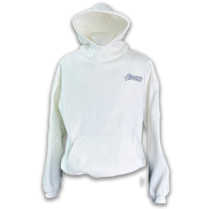 Be Aigger White Hoodie